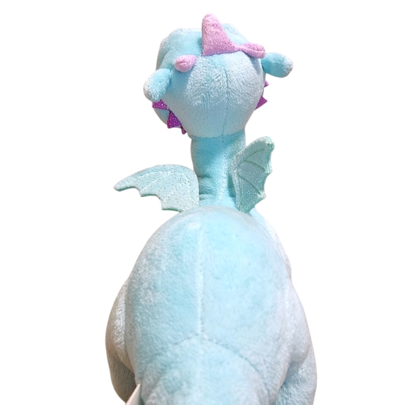 Disney Princess Sofia the First Crackle Dragon Plush 13" Blue Purple Sparkles - Picture 5 of 16